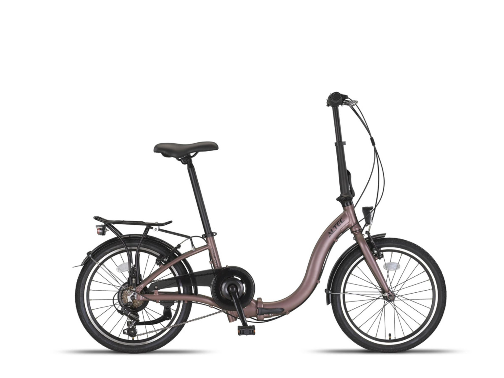 Altec Comfort 20 inch Vouwfiets 6s Terra Brown Altec Comfort 20 inch Vouwfiets 6s Terra Brown