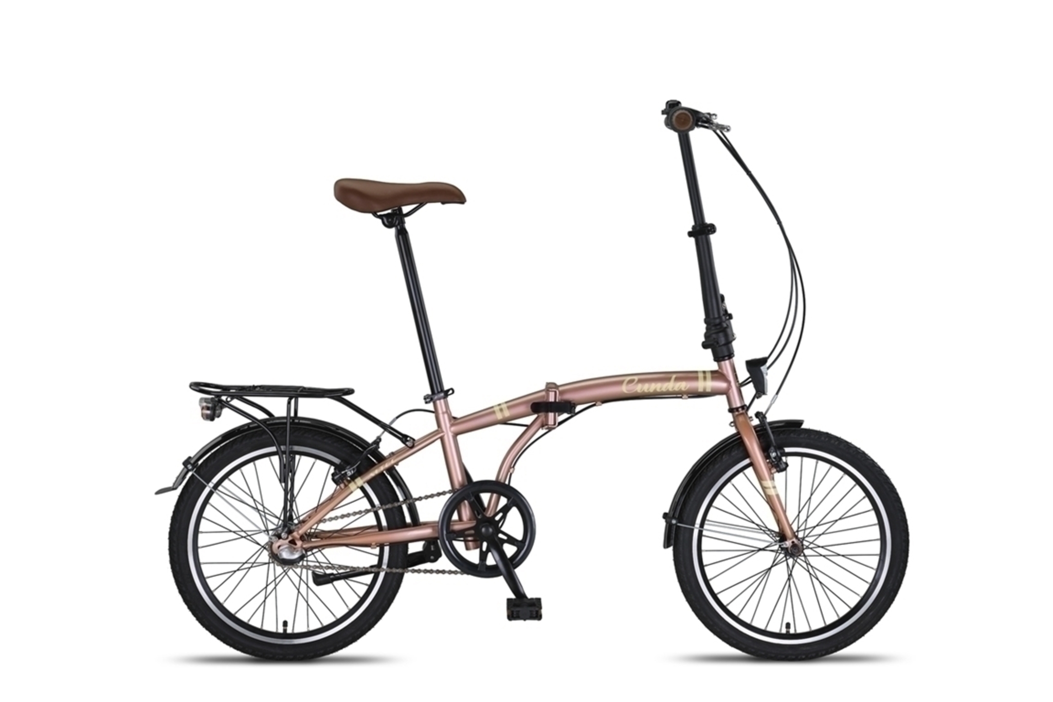 Altec Cunda 20 inch Vouwfiets N-3 Lavender-Gold Altec Cunda 20 inch Vouwfiets N-3 Lavender-Gold
