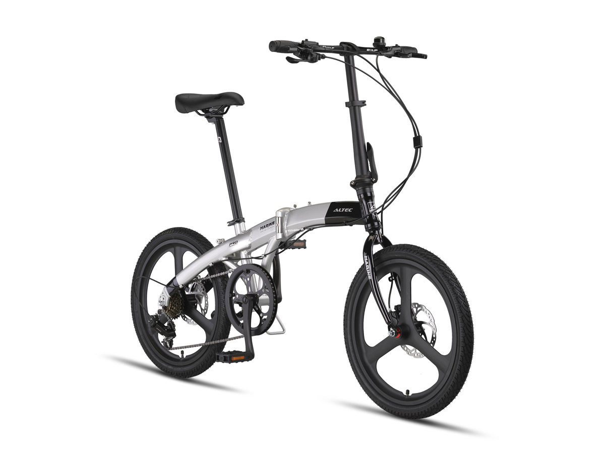 Altec Marine 20 inch Vouwfiets HYD 7s Silver-Zwart Altec Marine 20 inch Vouwfiets HYD 7s Silver-Zwart